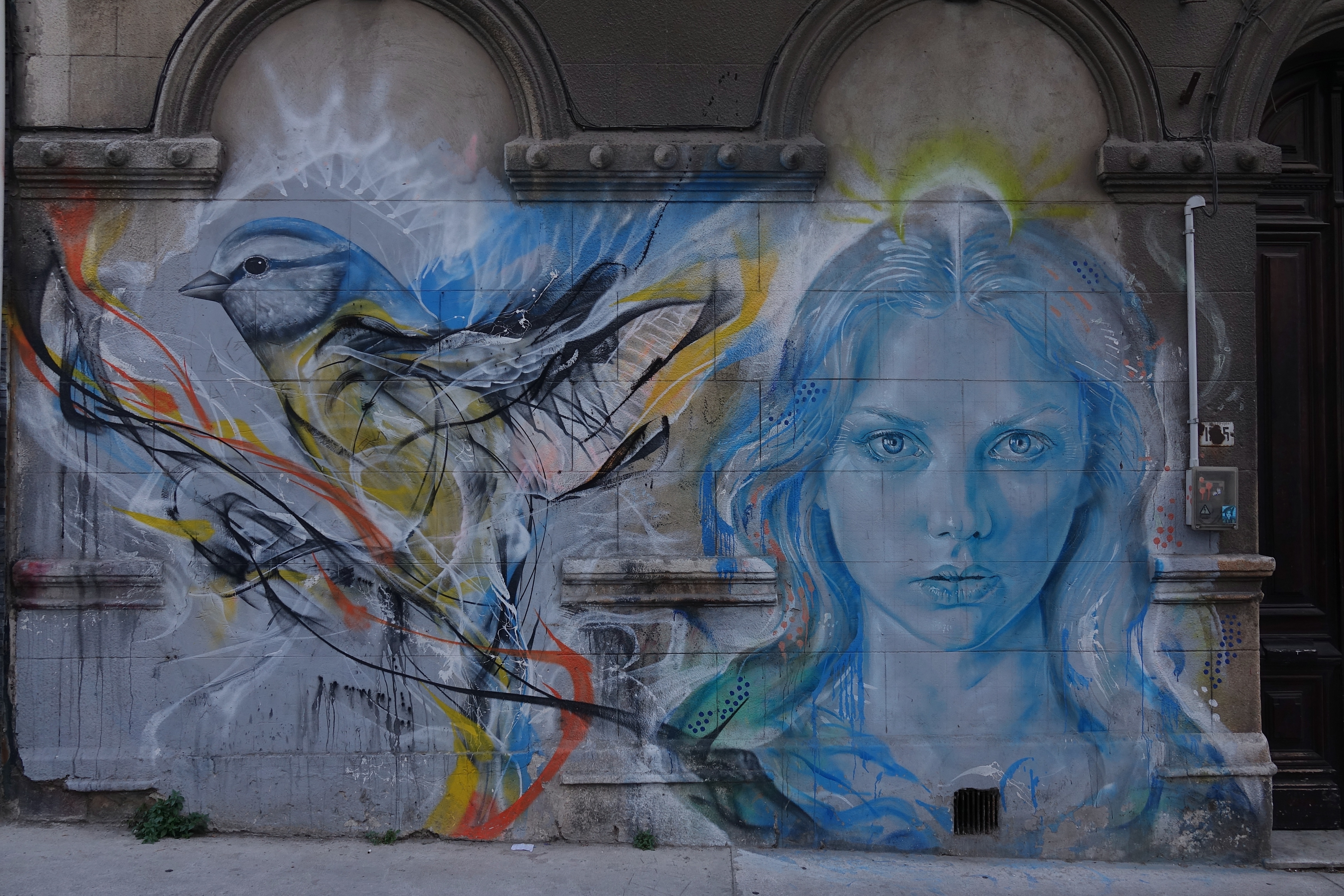 Fresque colorée à Montevideo